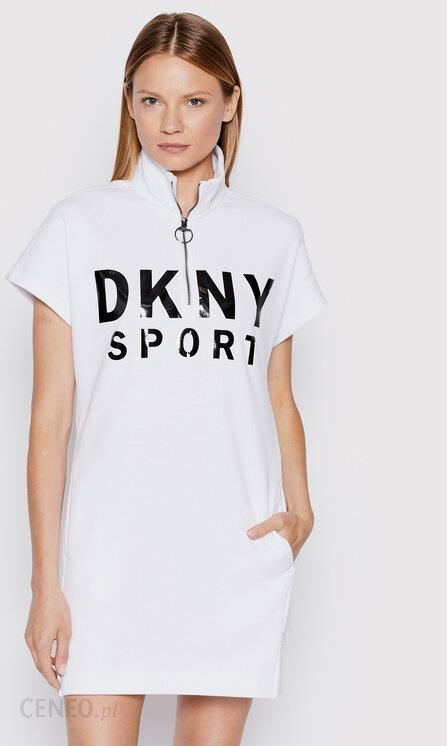 DKNY Sport Sukienka codzienna DP8D4040 Biały Regular Fit - Ceny i opinie -  