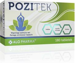 Zdjęcie Tabletki ALG PHARMA Pozitek 180 szt. - Gościno