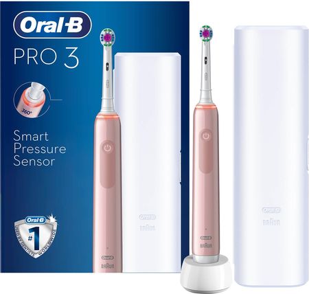 Oral-B Pro 3500 3D White Pink + Etui