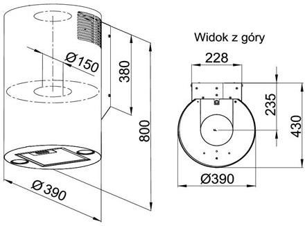 фото Витяжка декоративна Maan Malwa 2 39 Premium Copper