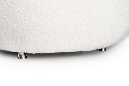 King Home Fotel Low Teddy Biały - zdjęcie 6