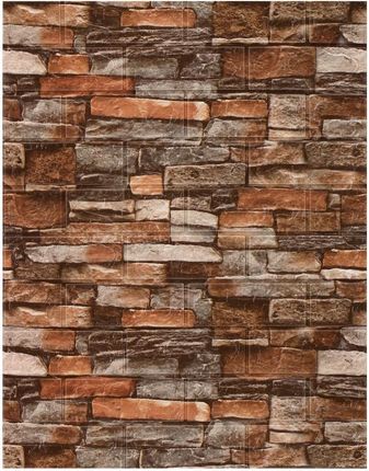 Domzpaneli Tapeta Cegła Samoprzylepna 3D Panel Ścienny Kamień Mur 78X60