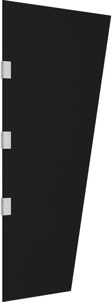 vidaXL Ścianka do zadaszenia drzwi czarna 50x100 cm szkło hartowane (151464) - zdjęcie 1 vidaXL Ścianka do zadaszenia drzwi czarna 50x100 cm szkło hartowane (151464)