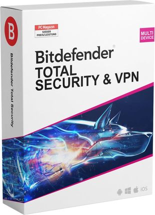 Bitdefender Total Security + Premium Vpn 1 Jahr 10 Geräte (BITTSMDVPN)