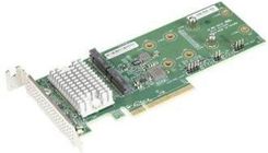 Zdjęcie Supermicro Aoc-Slg3-2H8M2-O 2X Hybrid Nvme/Sata M.2 Raid Carrier, Standard Lp,Rohs (AOCSLG32H8M2O) - Wolbrom