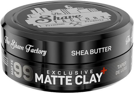 The Shave Factory Ekskluzywna Matowa Glinka 99 Taper De Luxe Extra 150Ml