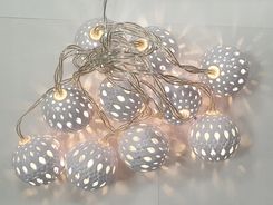 Platinet Lampki Cotton Balls Świecące Kule 10szt. Led 4Cm (PCBSTD18178)