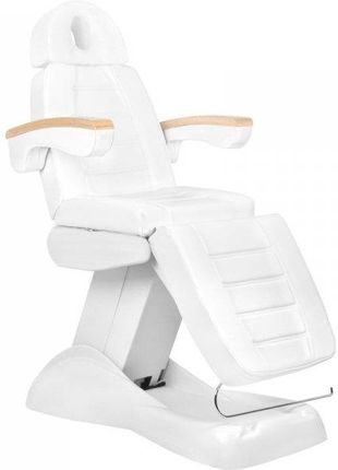Fotel Kosmetyczny Elektr. Lux Biały Podgrzewany
