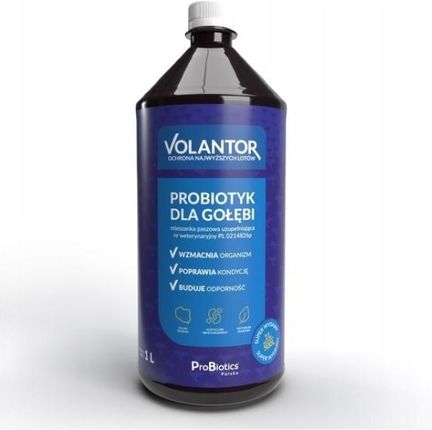 Probiotics Volantor probiotyk dla gołębi i drobiu ozdobnego płyn 1000ml