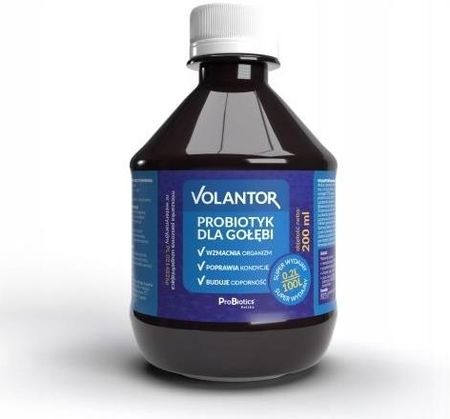 Probiotics Volantor probiotyk dla gołębi i drobiu ozdobnego płyn 200ml