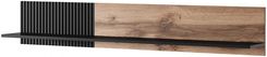 Zdjęcie Półka Wisząca Random P 1 20X150X25 Dąb Wotan/Czarny 23364 - Strzegom