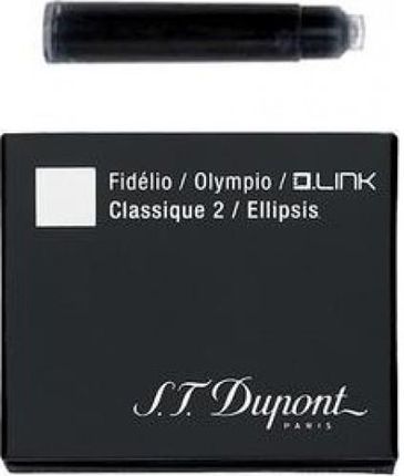 S.T. Dupont Fp Cartriges Noir Naboje Atramentowe Czarne