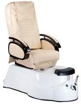 Fotel do pedicure z masażem BR-3820D Kremowy (BR3820DW016)