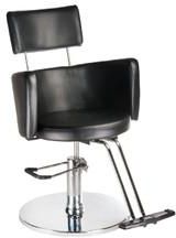 Fotel fryzjerski LUIGI BR-3927 czarny