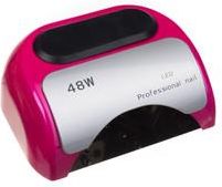 Zdjęcie Lampa 48W Dual LED UV Timer + Sensor LED06 Różowa (LED06PINK) - Legnica