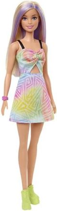 Barbie Fashionistas Sukienka geometryczny wzór FBR37 HBV22