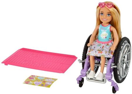 Barbie Chelsea na wózku inwalidzkim HGP29