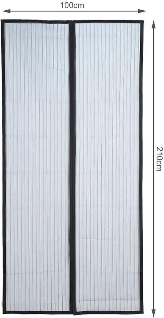 Malatec Moskitiera Magnetyczna na Drzwi 100x210cm - zdjęcie 2 Malatec Moskitiera Magnetyczna na Drzwi 100x210cm