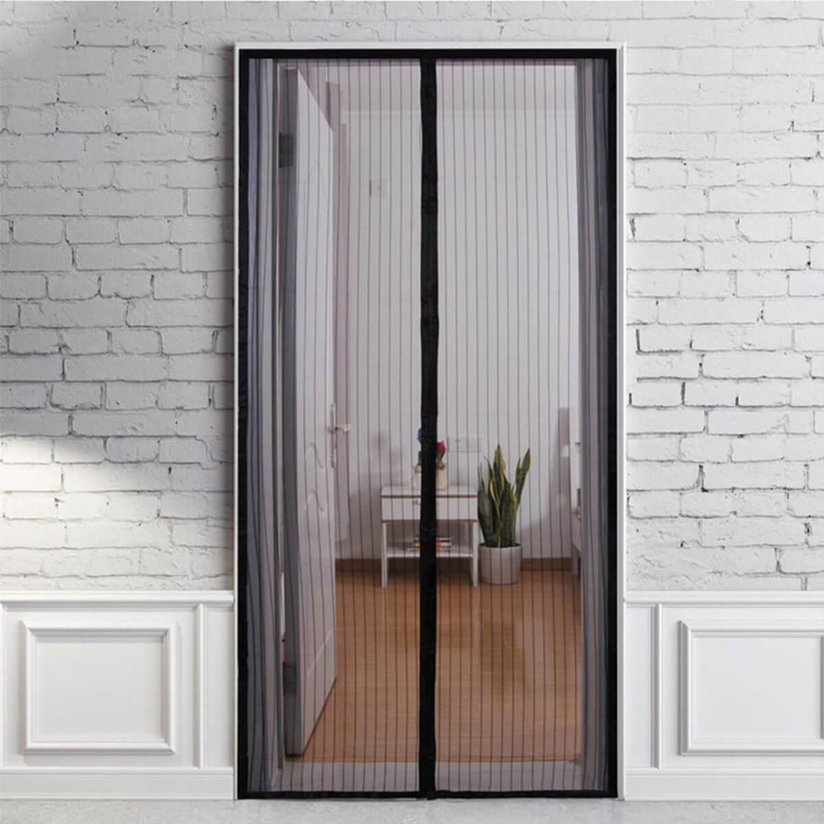 Malatec Moskitiera Magnetyczna na Drzwi 100x210cm - zdjęcie 8 Malatec Moskitiera Magnetyczna na Drzwi 100x210cm