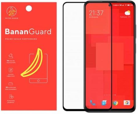 Polski Banan Szkło hartowane 3D BananGuard czarne do Xiaomi Redmi Note 11 Pro/11 Pro 5G
