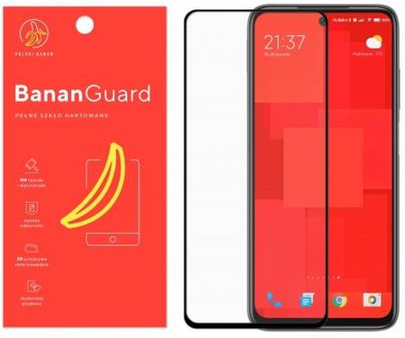 Polski Banan Szkło hartowane 3D BananGuard czarne do Xiaomi Redmi 10