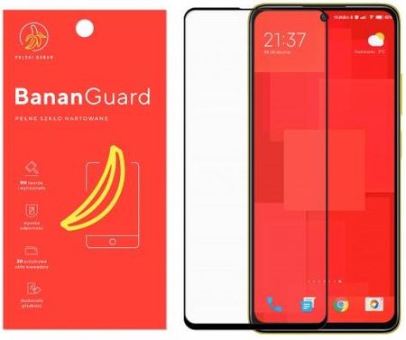 Polski Banan Szkło hartowane 3D BananGuard czarne do Xiaomi POCO X4 Pro 5G