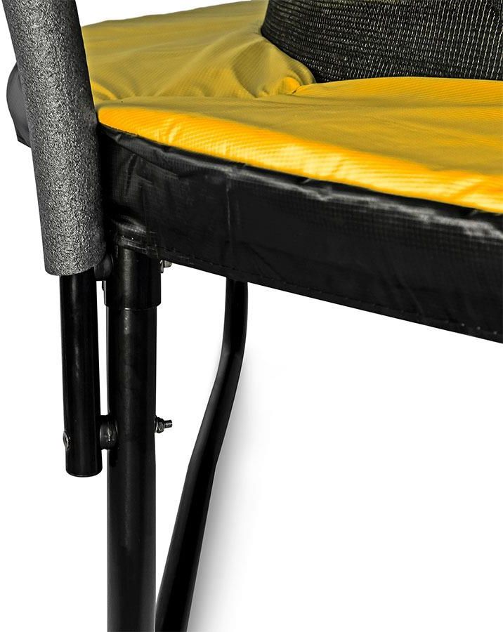 Trampolina Sapphire ST-0008W 8FT 252 cm z siatką wewnętrzną - pomarańczowa - zdjęcie 4 Trampolina Sapphire ST-0008W 8FT 252 cm z siatką wewnętrzną - pomarańczowa