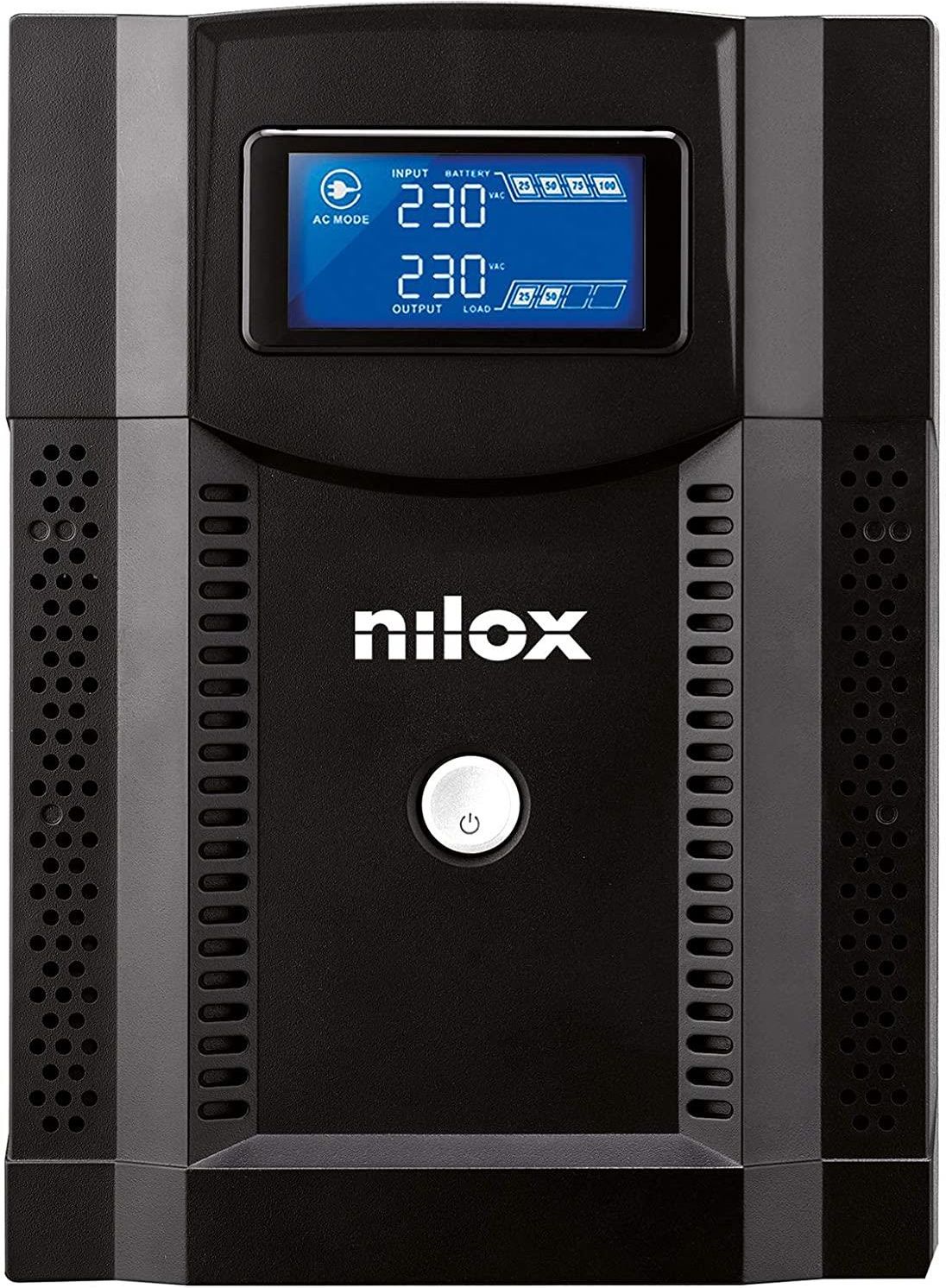 фото ДБЖ безперервної дії Nilox NXGCLISW3K2X9V2 3000VA