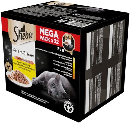 Sheba Selection Mega Pack Adult Mokra Karma Dla Kota 32X85G