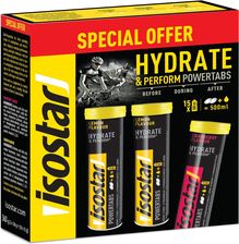 Isostar Napój Izotoniczny W Tabletkach Powertabs Cytrynowy 20X12G I Żurawinowy 10X12G