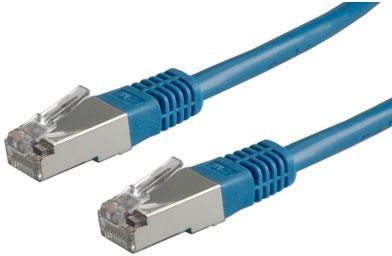 Roline S/FTP Patch Cable Cat6, Blue, 1m (21.15.1334)