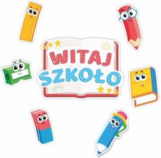 Zdjęcie Learnhow Dekoracje Okienne Dwustronne Witaj Szkoło 01 7szt  - Kórnik