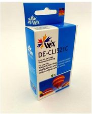 WOX TUSZ CYAN CANON CLI 521C Z CHIPEM ZAMIENNIK CLI-521C ( C521CN)