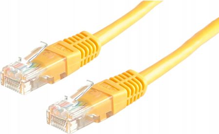 Roline UTP Patch cable Cat.5e, 1.0m, AWG24, yellow (21.15.0532)
