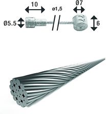 Zdjęcie Xlc Br-X86 Inner Brake Cable 1 5Mm 2350Mm 2022 - Grabów nad Prosną
