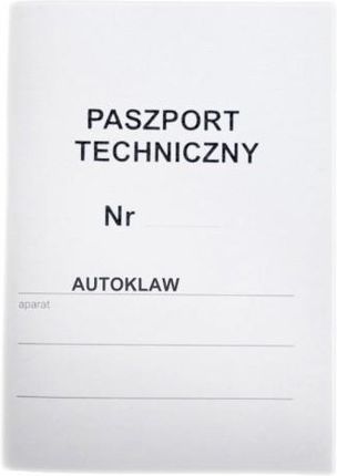 Oem Paszport Techniczny Do Autoklawu