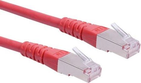Roline S/FTP Patch Cable Cat6, Red, 10m (21.15.1381)