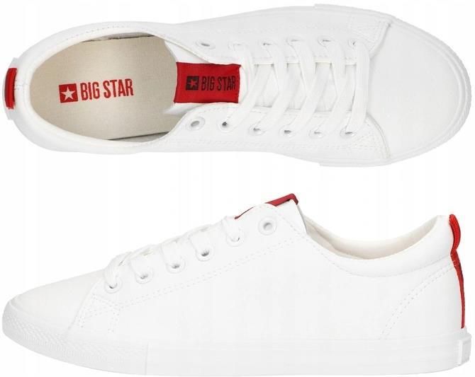 なつ Trampki damskie ze skóry ekologicznej czarne RR274299 906