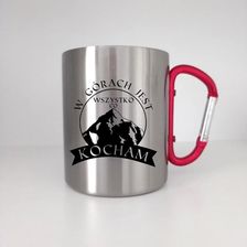 Zdjęcie Garibald.Pl W Górach Jest Wszystko Co Kocham Kubek Metalowy Z Karabińczykiem - Kędzierzyn-Koźle