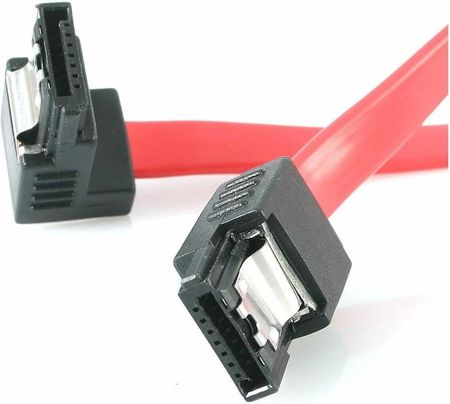 StarTech.com 18" Latching SATA Cable M/M 1 Right Angle (LSATA18RA1)