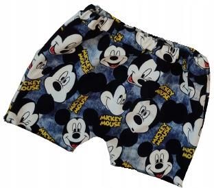 Krótkie spodenki Myszka Mickey na jeans rozmiar 80
