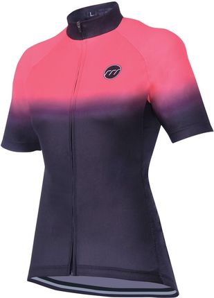 MADANI Koszulka rowerowa damska madani Ombre - Różowy