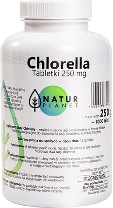Natur Planet Chlorella W Tabletkach 125g