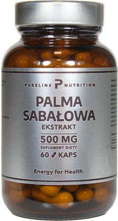 Pureline Nutrition Saw palmetto ekstrakt 500 mg 60 kaps