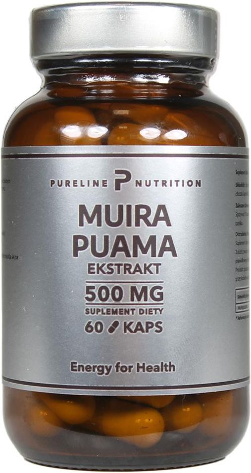 Pureline Nutrition Muira puama ekstrakt 60 kaps Opinie i ceny na Ceneo.pl