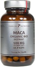 Pureline Nutrition Maca Organic BIO ekstrakt 500 mg 60 kaps