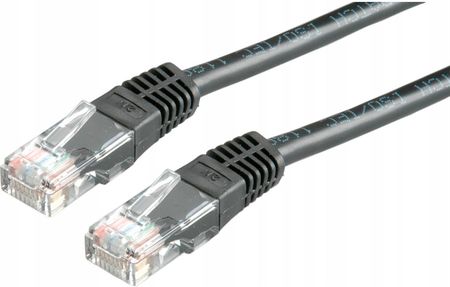 Roline UTP Patch cable Cat.5e, 1.0m, AWG24, black (21.15.0535)