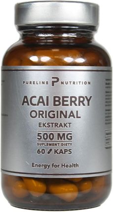 Pureline Nutrition Acai Berry Oryginal ekstrakt 500 mg 60kaps.