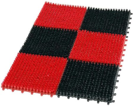 WYCIERACZKA TRAWKA PLASTIKOWA 6 CZĘŚCIOWA 36x55CM BLACK RED