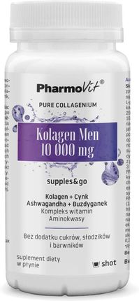Pharmovit Kolagen Men 10000 Mg Supples & Go Shot 120ml
